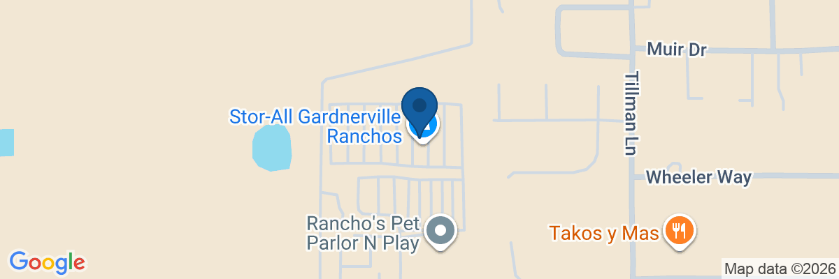 Map showing facility locations