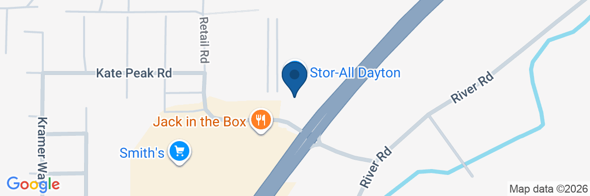 Map showing facility locations